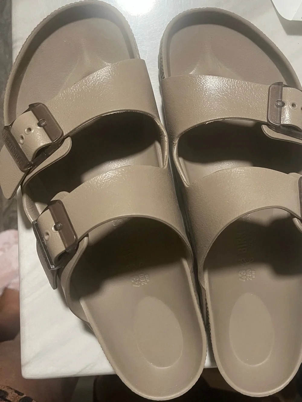New Birkenstock Arizona Stealth Buckle 43